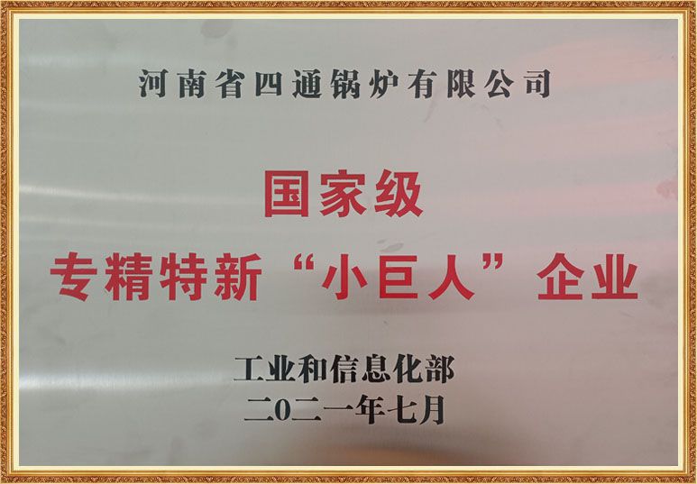国家级专精特新小巨人企业