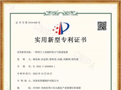 一种用于工业锅炉的大气排放装置