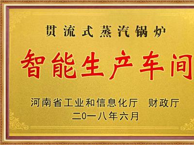 贯流式蒸汽锅炉智能生产车间