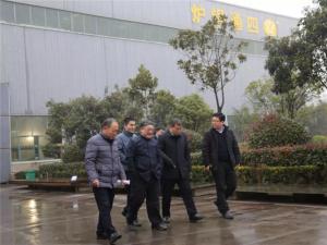 人民日报社河南分社社长龚金星一行到四通锅炉调研